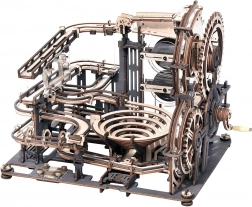 ROKR Mramorové Nočné Mesto - Drevená 3D Guľôčková Dráha