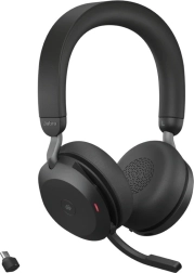 Jabra Evolve2 75 Bezdrôtové Slúchadlá s Nabíjacím Stojanom