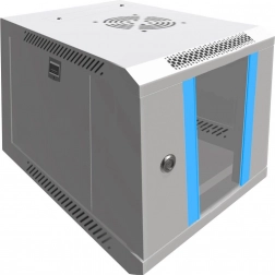 Šedá nástenná racková skrinka EXTRALINK 6U 10 palcov