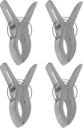 Plážové klipsy na uterák, 4 ks