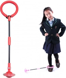 Skladacie švihadlo na nohu / hula hoop – červené
