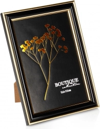 čiernozlatý fotorámik 12,6 × 17,8 cm