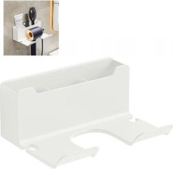 Držiak na stenu na fén biely