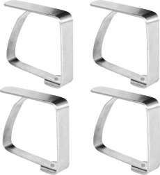 Nerezové klipy na obrus 4 ks