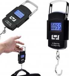 Cestovná digitálna závesná váha s háčikom 50 kg