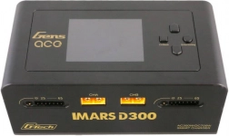 Inteligentná duálna nabíjačka Gens Ace IMARS D300 G‑Tech AC/DC 300 W / 700 W – čierna