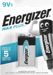 Alkalická batéria 9V Max Plus 6LR61, blister