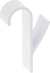 Háčik na kúpeľňový radiátor – biely