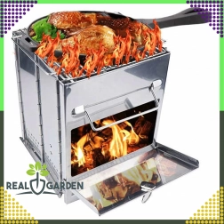 Skladacie raketové kempingové kachle s grilom