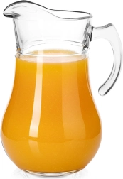 Sklenený džbán s viečkom 2,4 l