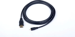HDMI na HDMI Micro kábel v2.0 1.8M s pozlátenými koncovkami