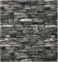 Samolepiace 3D nástenné panely tehlový vzor sivá pena