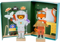 Magnetické puzzle zvieratká Petit Collage