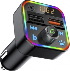 FM Transmitter BLOW s Bluetooth 5.1 a QC3.0, RGB podsvietenie