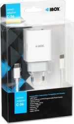 Sieťová nabíjačka IBOX C-36 USB‑C PD 20W
