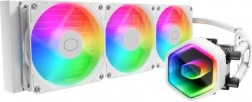 Vodný chladič Cooler Master MasterLiquid 360 Core II ARGB biely