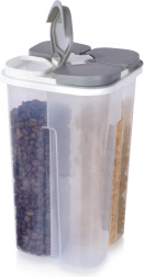 Delený zásobník na sypké potraviny s dávkovačmi 2,4 l