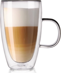 Termo pohár s dvojitou stenou na latte 430 ml