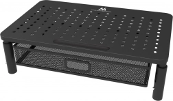 Stojan pod monitor a notebook 13–32" so zásuvkou