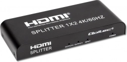 Aktívny HDMI splitter 1x2 4K/60 Hz QOLTEC