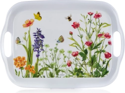 Melamínový servírovací táck Meadow 36 × 25,5 cm s úchytmi