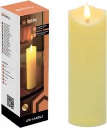 LED sviečka 17 × 5 cm s blikajúcim plameňom RUHHY