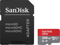 Ultra microSDXC 256GB 150MB/s A1 s adaptérom SD
