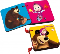 Bino drevená knižka Máša a medveď