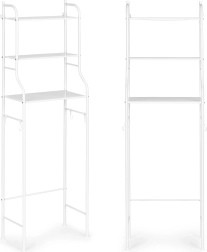 Vysoká kúpeľňová skrinka s 3 policami hliníková konštrukcia