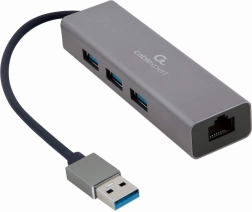 Adaptér USB-AM na LAN GbE Hub 3×USB 3.0