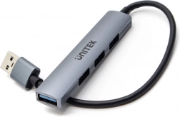 USB Hub Unitek 4v1 s 5 Gbps a 3x USB 2.0
