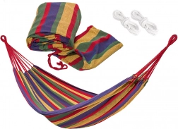 Záhradná látková hojdacia sieť s obalom, nosnosť 120 kg