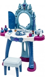 Detský toaletný stolík Ľadový svet so svetlom, hudbou a stoličkou BABY MIX