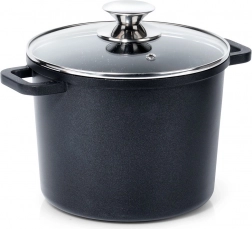 Vysoký žulový hrniec so sklenenou pokrievkou GRANDE 4,2 l