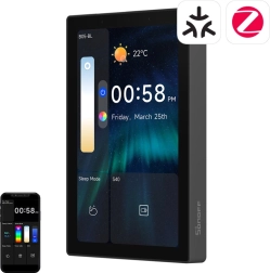 Sonoff nspanel pro 120 inteligentný ovládací panel s podporou matter, wifi, bluetooth a zigbee – čierny