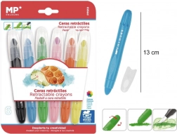 Skrutkovacie pastelky – 6 farieb