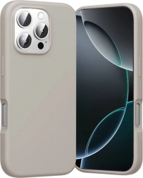 Silikónové puzdro Vention pre iPhone 16 Pro Max s MagSafe, sivé