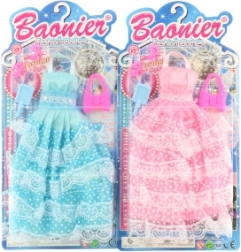 Šatočky pre bábiky s doplnkami