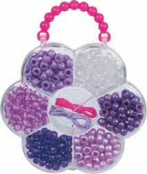 Sada plastových korálikov na výrobu šperkov – Súprava