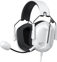 Herný headset HAVIT H2033D, bielo‑čierny