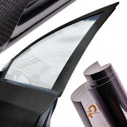 Čierna karbónová fólia 5D 1,52x18 m