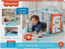 Fisher-Price 3v1 hracia deka Domček objaviteľa so zvukmi