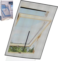 Sieťka proti hmyzu na strešné okno čierna 140 × 120 cm