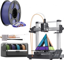 3D tlačiareň Anycubic Kobra 3 V2 Combo s viacfarebnou tlačou, hotendom a filamentom zdarma