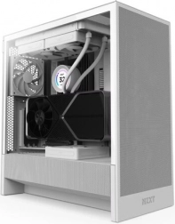 NZXT H5 Flow RGB biela PC skrinka Midi Tower s oknom