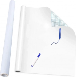 Samolepiaca biela tabuľa na suché stieranie 200 × 45 cm MAZAK