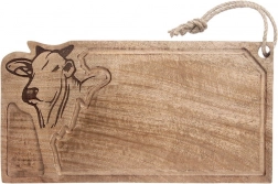 Drevená doska na krájanie a servírovanie z manga 45 × 22 cm