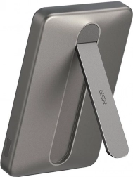 Magnetická powerbanka ESR Qi2 MagSlim 5000 mAh so stojanom – piesková