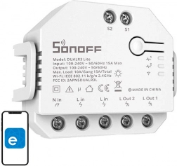 Inteligentný Wi-Fi prepínač Sonoff Dual R3 Lite