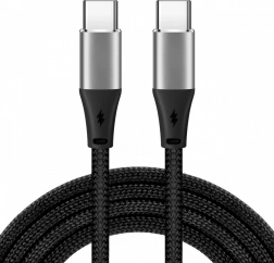 USB kábel typu C 2m čierny